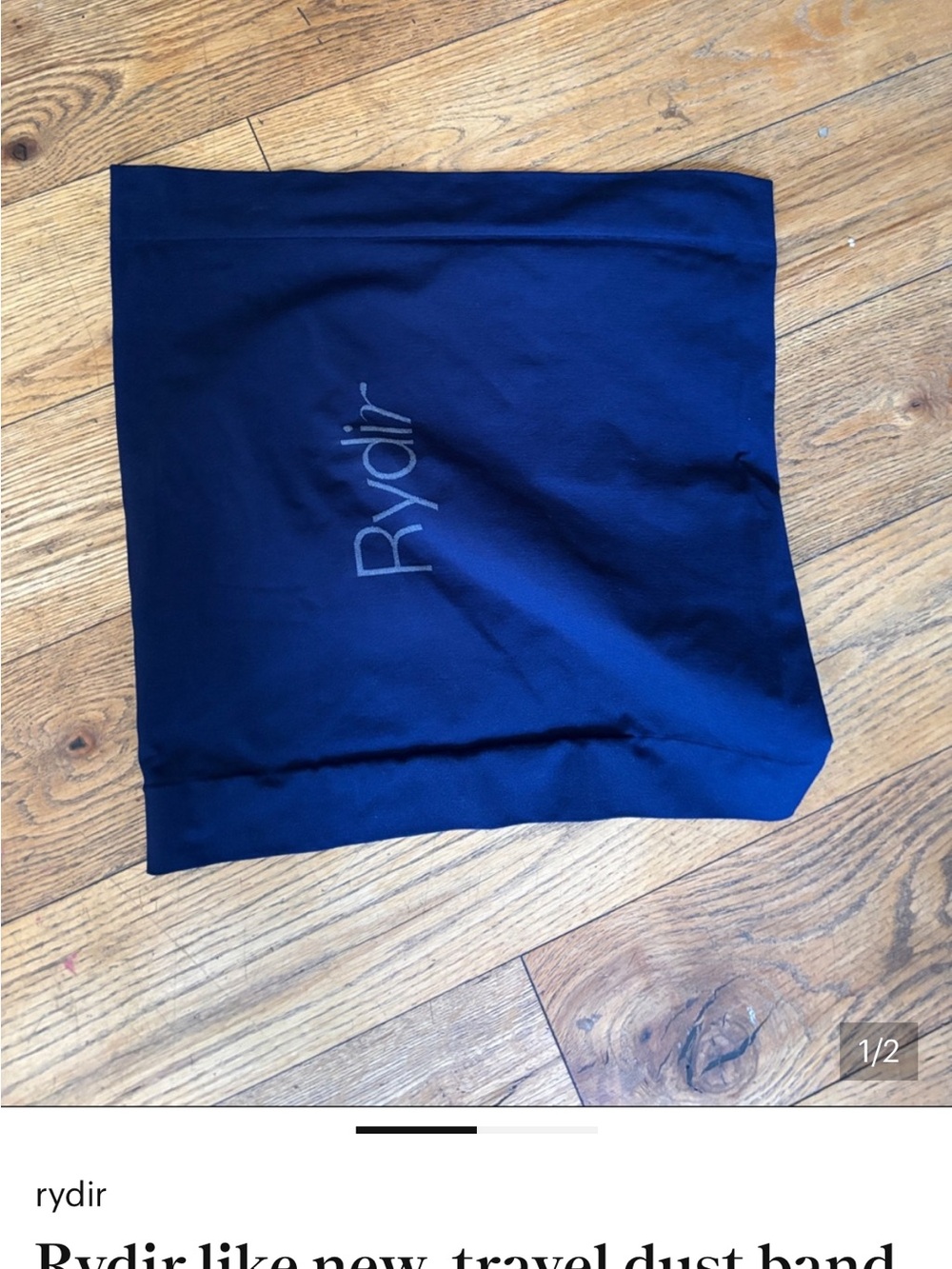 Navy Travel Dust Bag for Accessories